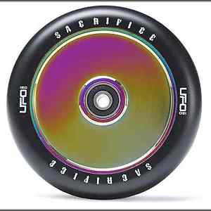 Sacrifice UFO 120mm Roue De Scooter w/Roulement - Noir/Néochrome SECONDES