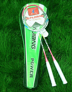 New 1Pair Top Quality high-strength Aluminium Alloy Badminton Racket Racquet Bag