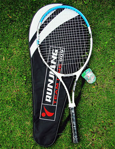 New 1PCS Blue Top Quality high-strength Aluminium Alloy Tennis Racquet 4 3/8 Bag