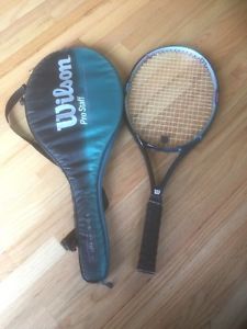 Wilson Pro Staff 6.0 PWS Dual Taper Beam 110 sq In 4 1/2 Tennis Racket w/Case