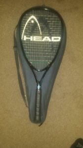 Head Pyramid Power edge tennis racquet with case 4 1/2 grip..euc