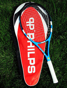 New 1PCS Blue Top Quality high-strength Carbon Fiber Tennis Racquet 4 3/8 Bag