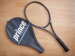 NICE PRINCE POWER PRO 90 STRUNG TENNIS RACQUET & COVER NEW OVERGRIP 4-5/8 L5