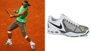 NIKE AIR MAX BREATHE CAGE II TENNIS SHOES NADAL FRENCH OPEN 2008 SZ 10.5