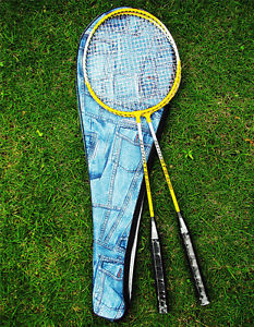 New 1Pair Top Quality high-strength Aluminium Alloy Badminton Racket Racquet Bag