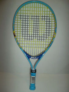 Wilson Spongebob Squarepants 19" Youth Kids Tennis Raquet Blue Racket New