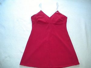 NIKE FITDRY RED/WHITE DRESS SIZE XL TENNIS