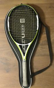 WILSON NCODE N PRO SURGE MID PLUS TENNIS RACQUET 4 3/8 L3 WITH CASE