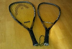 (2) HEAD INTELLIGENCE Racquetball Racquets 3 5/8 - LOT
