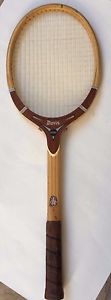 Vintage T.A. Davis Hi-Point Tennis Racket Racquet 4M Leather Grip