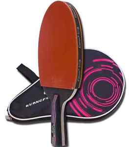 Caleson Table Tennis Racket with Double Carbon Blade .Including Racket Bag