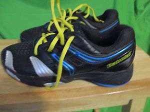 Babolat Junior Tennis Shoes V-PRO Black x Orange Youth 6 -preowned