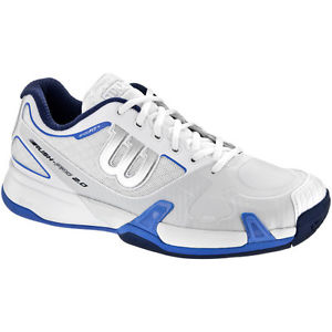 BRAND NEW Womens WILSON Rush Pro 2.0 Tennis Shoes White Gray Blue Sz 9.5