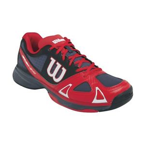 WILSON RUSH Evo Tennis Shoes - Men's - BLACK/RED - Authorized Dealer