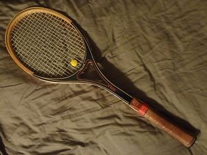 RARE! Head Vilas Wooden Tennis Racket Grip 4 1/2 GD!
