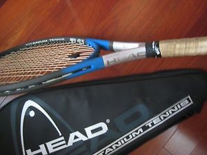 Head Titanium Ti.Si1 Tennis Racquet XTRALONG with Case