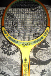 Lady Elite by Tad DAVIS Tennis Racquet with Cover & Press