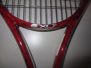 Prince EXO3 PRO WHITE100 4 3/8 Tennis Racquet (strung, with overgrip)-- NEW!