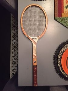 Jimmy Connors Victory Wooden Tennis Racket In Great Shape
