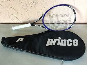 Prince Shark Turbo Tennis Racquet Racket Midplus Titanium Tungsten Carbon Case