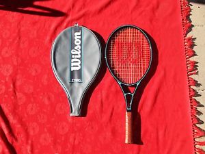 Wilson Brand “Sting” 100% Graphite Largehead Tennis Racquet + Cover
