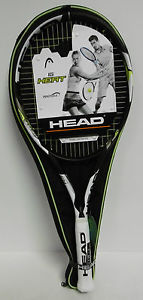 HEAD IG HEAT TENNIS RACQUET INNEGRA LARGE/XL GRIP SIZE 4-3.8" w/CARRY BAG