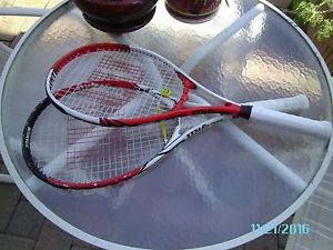 2X Wilson Roger Federer Tennis Rackets (length: 27") (Grip: 4 3/8")