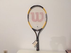 Wilson Energy Titanium Oversize 110 Tennis Racket - Soft Shock New Medium 4 3/8