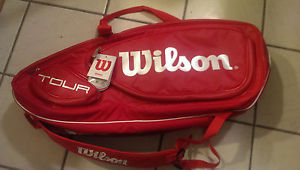 *NEW* Wilson Tour V Red 9 Pack Tennis Bag!