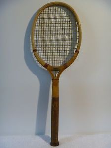 VTG 1928 WILSON-WESTERN SPORTING OLYMPIC REINFORCED WEDGE TENNIS RACQUET ANTIQUE
