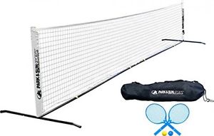 Park and Sun Sports Portable Tennis Net Set With Carrying Bag And Accessories,