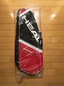 Head Tour Team 6R Combi racquet racket tennis bag - Anthracite and Coral