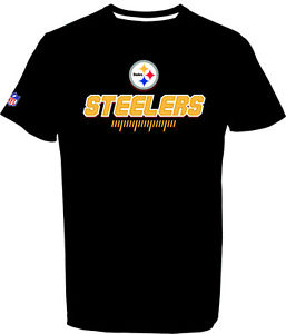 Pittsburgh Steelers T-Shirt Tailles " XL " équipe + Logo,100% BW,NFL Football