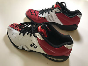 YONEX Badminton Sport Shoes Power Cushion SHB-01 MX White Red Men's US 8 NEW