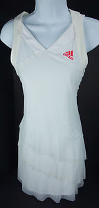 Large Adidas Clima365 Sleeveless Athletic Dress Golf Tennis Sport Ruffles L