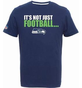 Seattle Seahawks T-Shirt Tee,NFL Football,Majestic,il bb´s pas just