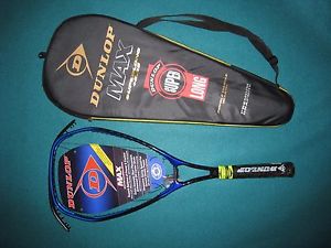 DUNLOP MAX ENFORCER tennis racquet with bag, unused, needs strings, sweet