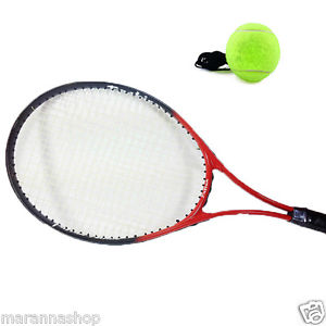 RAQUETA ENCORDADA DA TENIS CON FUNDA STOCK ROJO SPORT PROFESIONAL