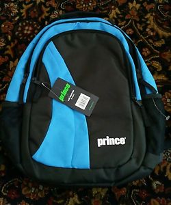 Prince Club Backpack Black and Blue Tennis Bag New with Tags back pack school