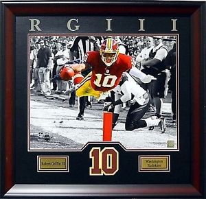 Robert Griffin III Washington Redskins NFL Football,80cm Image de mur Cadre Bois