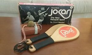 Champ Model JOKARI Racquet Ball Outdoor Game System Retro Sports 1970's!