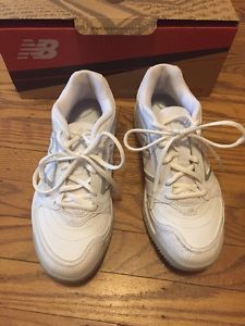 New Balance WC 548 WT Women's Tennis Shoes size 7 1/2 White. EXC Box