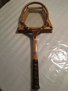 Vintage 70s TAD Davis Imperial Wooden Tennis Racket NICE