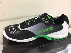 Prince Men's Rebel LS Tennis Shoe White/Green/Blk