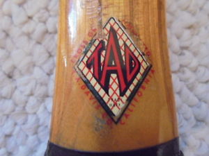 TENNIS RAQUET VINTAGE T.A.DAVIS HOLIDAY WOOD RACQUET WITH PRESS AND HEAD COVER