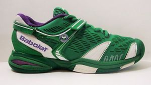 Babolat Propulse 4 Wimbeldon Junior Shoes Green 32S1477 Youth Size 3