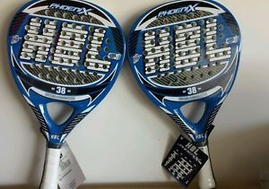 Two Padel, Platform and Paddle Tennis Racquet. HBL Phoenix padel rackets