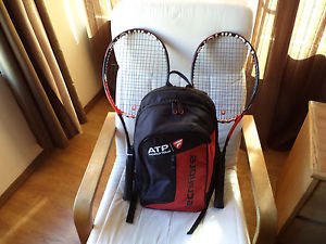 Technifibre T-Figth Dynacore 300 tennis racquets (pair) and backpack