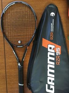 RZR 95 Tennis Racquet Used Twice 4 1/4 Grip -Excellent Cond- Includes Zip Cover