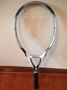 WILSON k FACTOR (k) THREE 3 OVERSIZE STRUNG TENNIS RACQUET 4 3/8